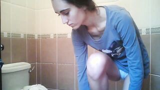 Young girl with bushy muff