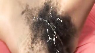 Cum on Hairy pussy comp