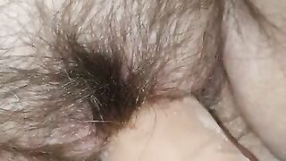 Dildo in BBW Wife's Pussy