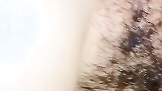 Fucking a beautiful natural Asian bush