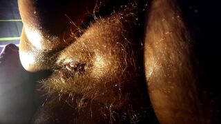 Fat Gold Hairy Pussy Massage with Happy Ending