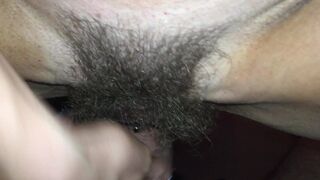 Hairy pussy cream pie