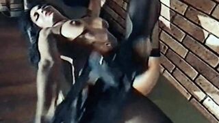 CITIES IN DUST - vintage British goth rock chick