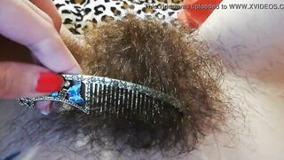 Hairy bush fetish videos the best hairy pussy in close up with big clit