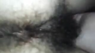 My hairy wife from behind......