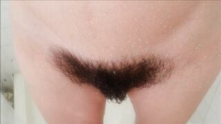 hairy webcam tease