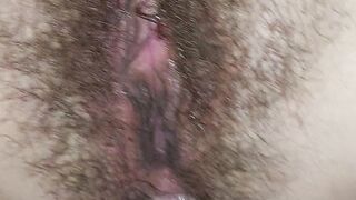Hairy wife anal