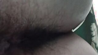 Art curator without panties in short dress.