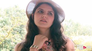 23 years old cheeky teen Francesca Dicaprio having a hard anal sex