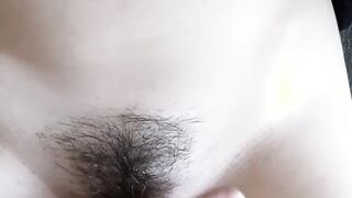 Amateur Blonde milf with hairy pussy pov homemade