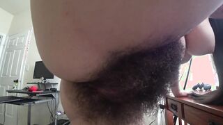 hairy bush ann cuck clean up