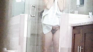 Coming out of the shower