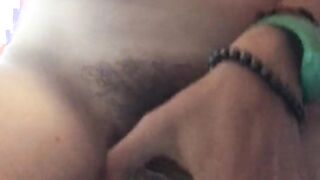 Hot fun hippy girl pisses in a glass and plays with her nipple