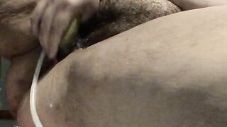 BBW plays with Apollo from Bad Dragon