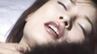 Aika Miura getting wet while being watched her hairy pussy