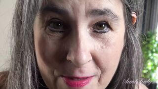 Auntjudys - Busty Mature Hairy Amateur Grace Wants to Masturbate with You (pov)