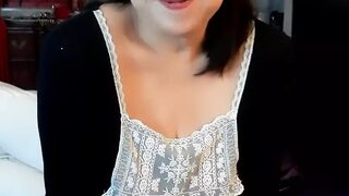 Bedtime Wearing My Flannel Nightgown Then Masturbating to Sleep Well