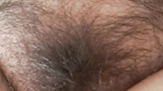 lover records my hairy pussy, it turns him on a lot