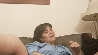 Stepson's friend seduced me to show him a mature body