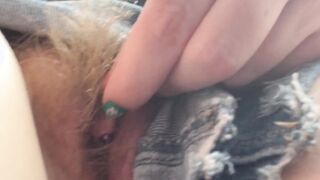 Bare boobs and bush on the bus! Possibly my naughtiest public play yet?